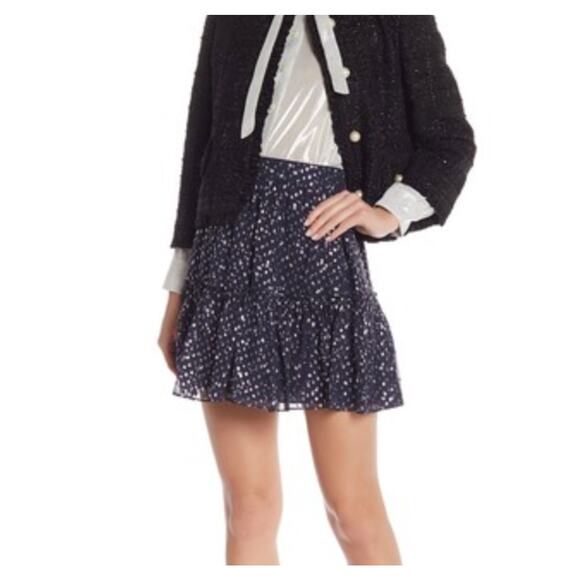 Kate Spade Navy Blue Dot Skirt, Mini, Size 4 - Picture 4 of 8